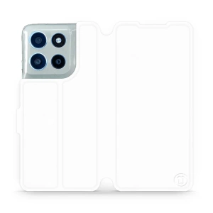 Phone Case Motorola Moto G56 5G - Design White&Orange