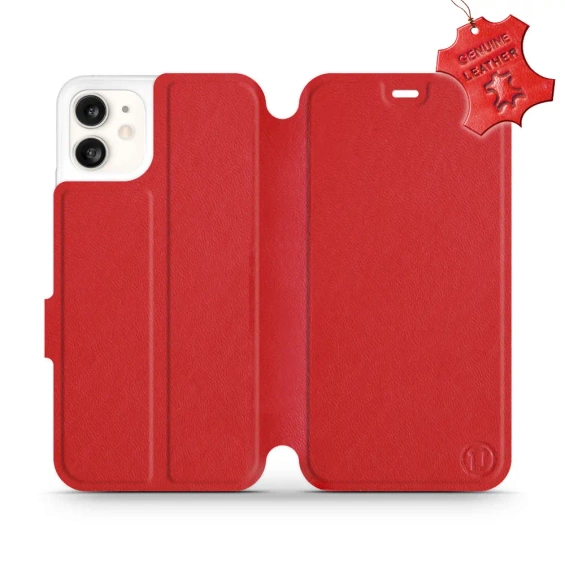 Phone Case Apple iPhone 11 - Design Red Leather