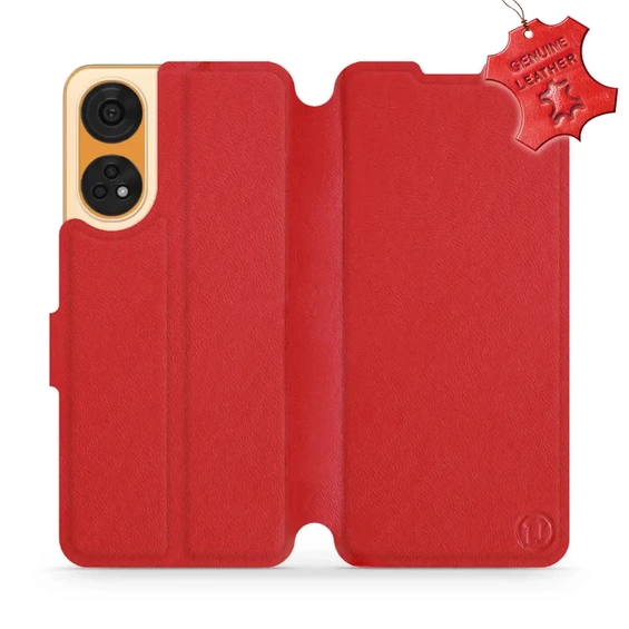 Phone Case OPPO Reno 8T 5G - Design Red Leather