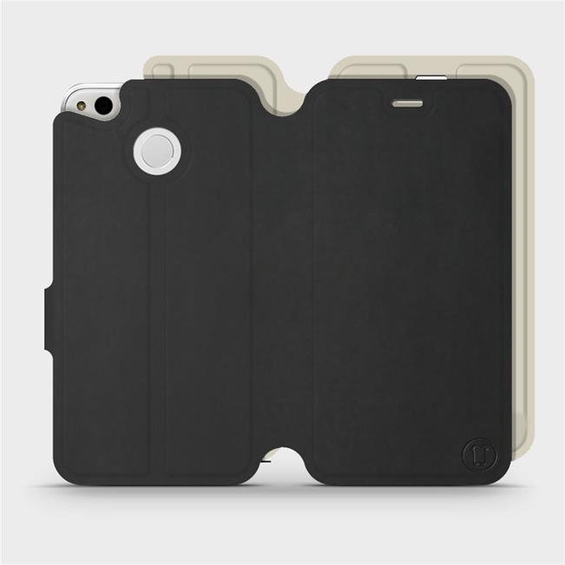 Etui Soft Touch do Xiaomi Redmi 4X - wzór Satynowa czerń z platyną