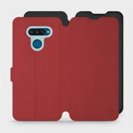 Phone Case LG K50S - Design Dark Red with Black