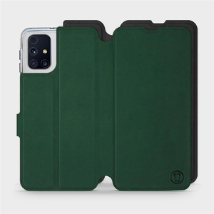 Phone Case Samsung Galaxy M31s - Design Green with Black