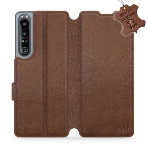 Phone Case Sony Xperia 1 IV - Design Brown Leather