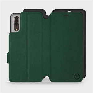 Phone Case Huawei P20 - Design Green with Black