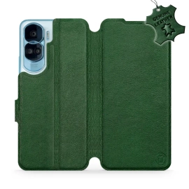 Phone Case Huawei Honor 90 Lite - Design Green Leather