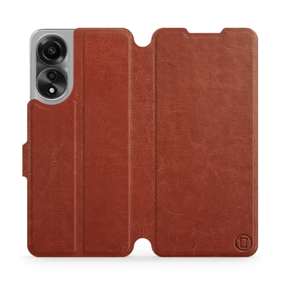 Etui do OPPO A78 5G - wzór Brown&Gray