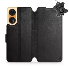 Phone Case OPPO Reno 8T 5G - Design Black Leather