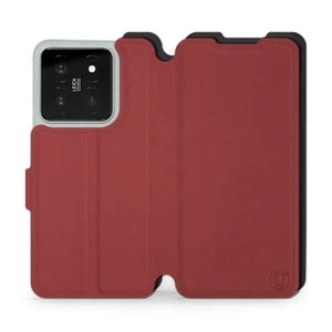 Phone Case Xiaomi 14 - Design Dark Red with Black