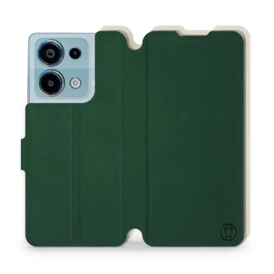 Etui Soft Touch do Xiaomi Redmi Note 13 Pro 4G - wzór Miejska zieleń z platyną