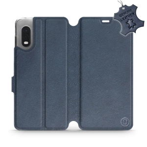 Phone Case Samsung Galaxy Xcover Pro - Design Blue Leather