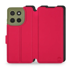 Phone Case Motorola Moto G15 - Design Red with Black
