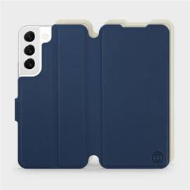 Phone Case Samsung Galaxy S22 - Design Navy with Platinum