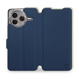 Phone Case Xiaomi POCO F7 Pro 5G - Design Navy with Platinum