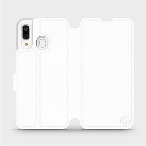 Phone Case Samsung Galaxy A40 - Design White&Gray