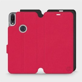 Hülle für Asus Zenfone Max Pro M1 ZB602KL - Farbe Rot mit Schwarz