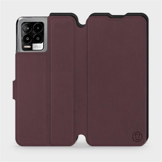 Phone Case Realme 8 - Design Burgundy with Black