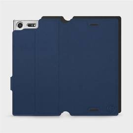 Phone Case Sony Xperia XZ Premium - Design Navy with Black