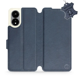 Phone Case OPPO A38 - Design Blue Leather
