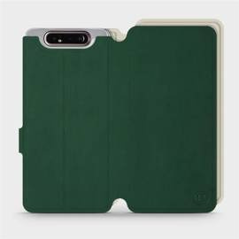 Phone Case Samsung Galaxy A80 - Design Green with Platinum