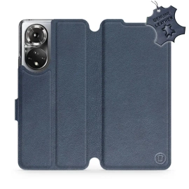 Phone Case Huawei Honor 50 - Design Blue Leather