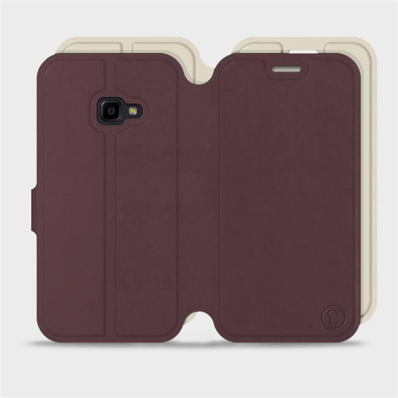 Phone Case Samsung Galaxy Xcover 4 - Design Burgundy with Platinum