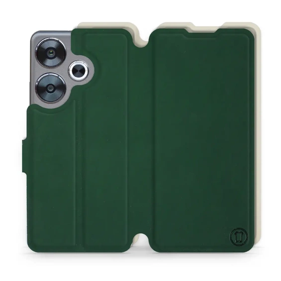 Phone Case Xiaomi POCO F6 - Design Green with Platinum