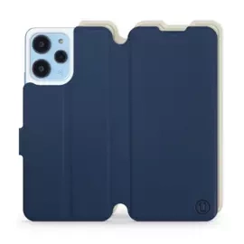 Phone Case Xiaomi Redmi 12 - Design Navy with Platinum