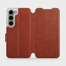 Phone Case Samsung Galaxy S23 - Design Brown&Gray