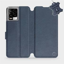 Phone Case Realme 8 Pro - Design Blue Leather
