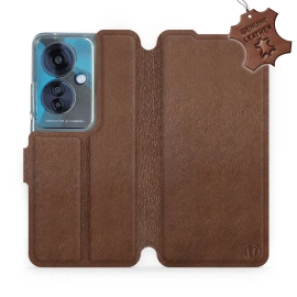 Phone Case OPPO Reno 11F - Design Brown Leather