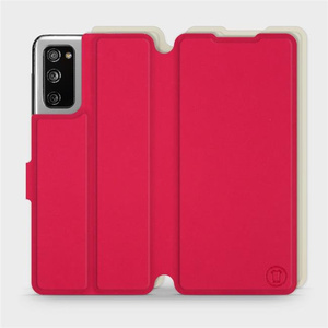 Phone Case Samsung Galaxy S20 FE - Design Red with Platinum