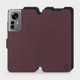 Phone Case Xiaomi 12X - Design Burgundy with Black