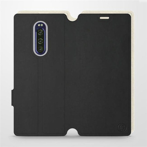 Phone Case Sony Xperia 1 - Design Black with Platinum