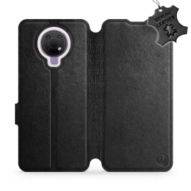 Phone Case Nokia G10 - Design Black Leather