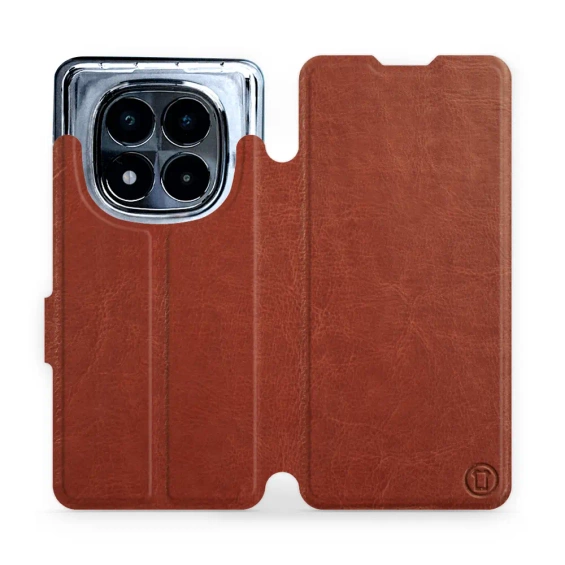 Etui do Xiaomi POCO X7 - wzór Brown&Orange
