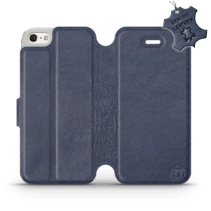 Phone Case Apple iPhone 5s - Design Blue Leather