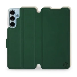 Phone Case Samsung Galaxy M55 5G - Design Green with Platinum