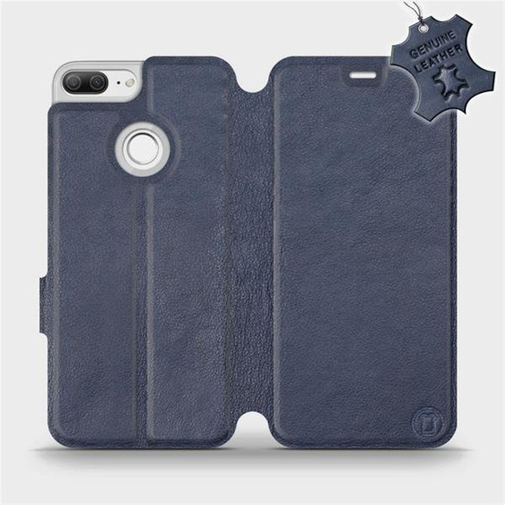 Phone Case Huawei Honor 9 Lite - Design Blue Leather