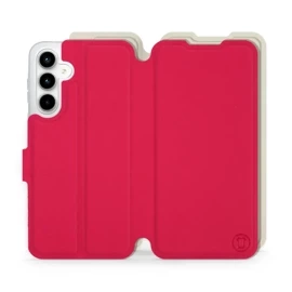 Phone Case Samsung Galaxy A35 5G - Design Red with Platinum