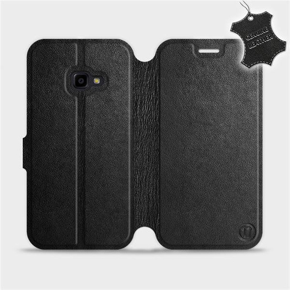 Phone Case Samsung Galaxy Xcover 4 - Design Black Leather