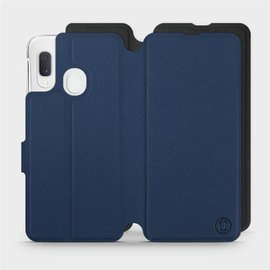 Phone Case Samsung Galaxy A20e - Design Navy with Black