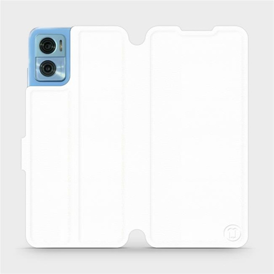 Hülle für Motorola Moto E22 - Farbe White&Orange