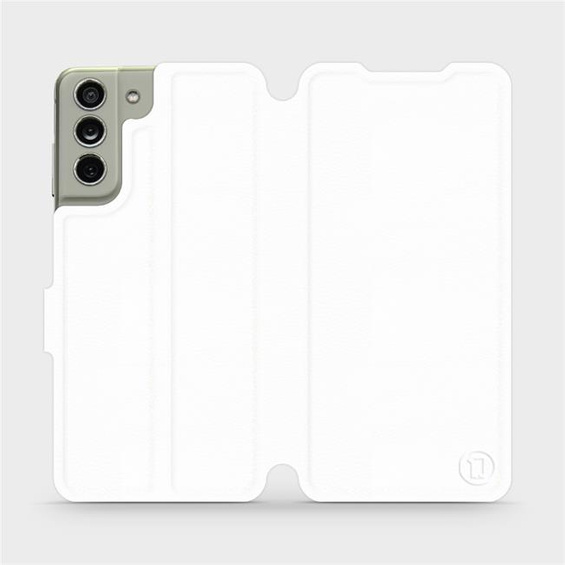 Phone Case Samsung Galaxy S21 FE - Design White&Gray