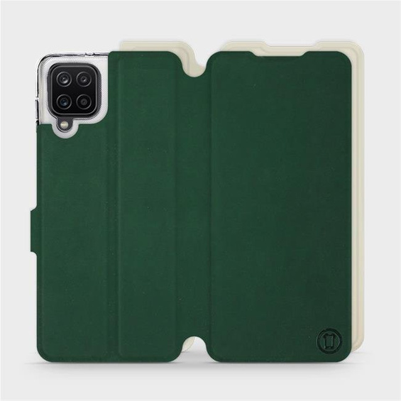 Phone Case Samsung Galaxy M12 - Design Green with Platinum