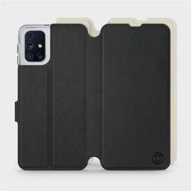 Phone Case Samsung Galaxy M31s - Design Black with Platinum