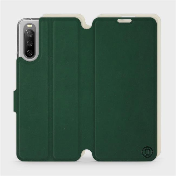 Phone Case Sony Xperia 10 III - Design Green with Platinum