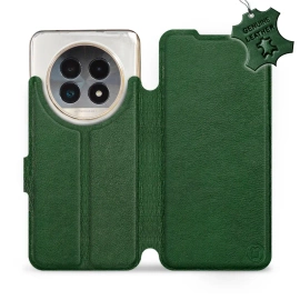 Phone Case Realme 13 Pro - Design Green Leather