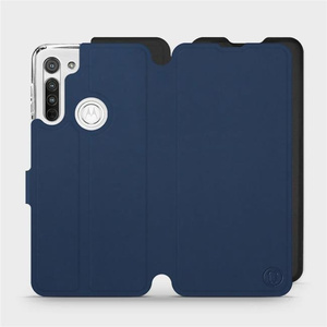 Phone Case Motorola Moto G8 - Design Navy with Black