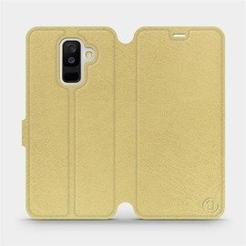 Phone Case Samsung Galaxy A6 Plus 2018 - Design Gold&Orange