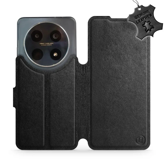 Phone Case Huawei Nova 12i - Design Black Leather